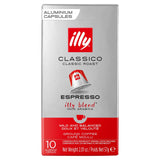 Illy Classico Roast Aluminium Coffee Capsules x10