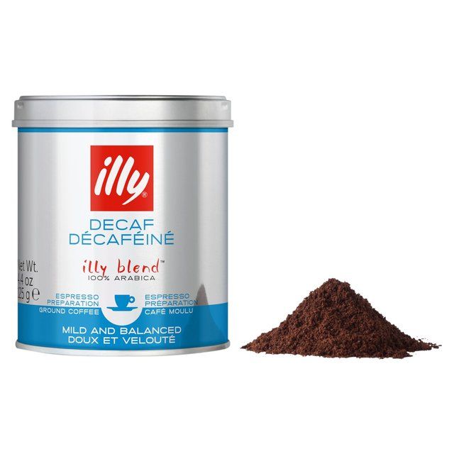 Illy Ground Decaf Coffee 125g