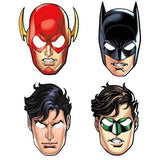 Justice League Paper Party Mask (Pack of 8)