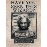 Harry Potter Wanted Poster Sirius Black Canvas Print