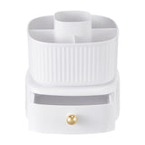 Livingandhome Swivel Makeup Organizer with Drawer