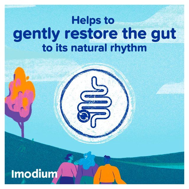 Imodium Original Capsules for Diarrhoea Relief 12 per pack