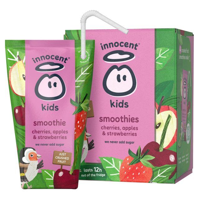 Innocent Kids Cherries & Strawberries Smoothies 4 x 150ml