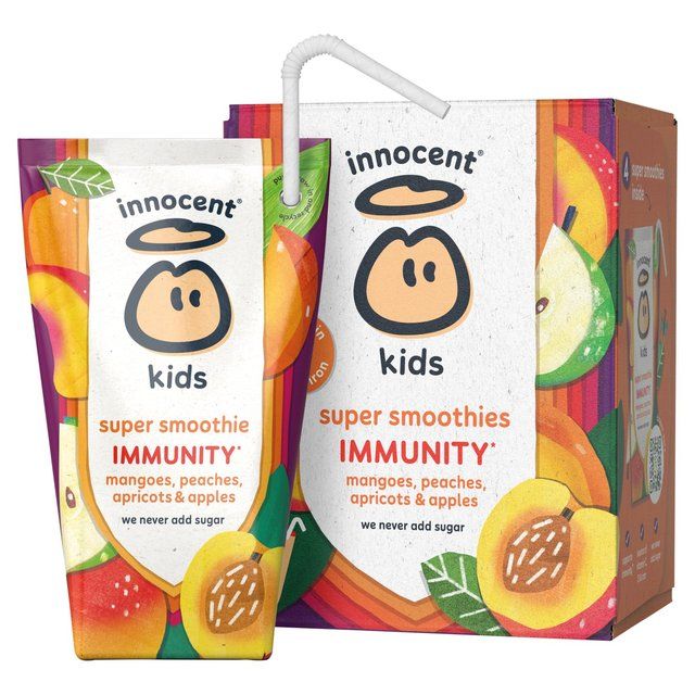 Innocent Kids Super Smoothie Mango Peach Apricot & Apple 4 x 150ml