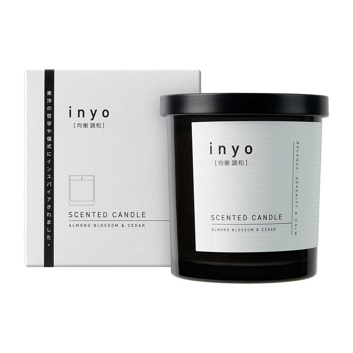 Inyo Almond Blossom and Cedar Scented Candle