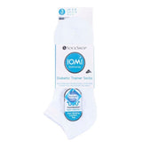 IOMI 3 Pairs Cushioned Trainer Diabetic Socks 9-11 UK