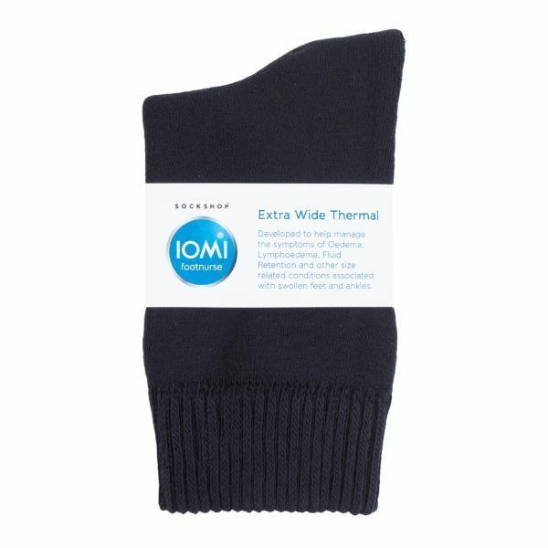 IOMI Extra Wide Non Elastic Thermal Oedema Socks 9-11 UK