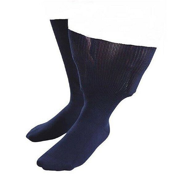 IOMI Extra Wide Soft Cotton Oedema Socks 6-8.5 UK Navy / 1EA