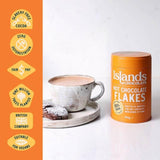 Islands Chocolate 55% Dark Hot Chocolate Flakes 200g