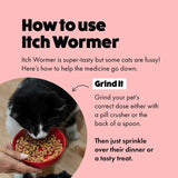 Itch Wormer Tablets For Cats (1kg +) 2 per pack