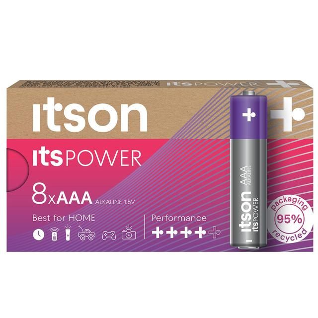 itson Itspower 8 AAA Alkaline Battery 8 per pack