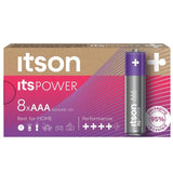 itson Itspower 8 AAA Alkaline Battery 8 per pack