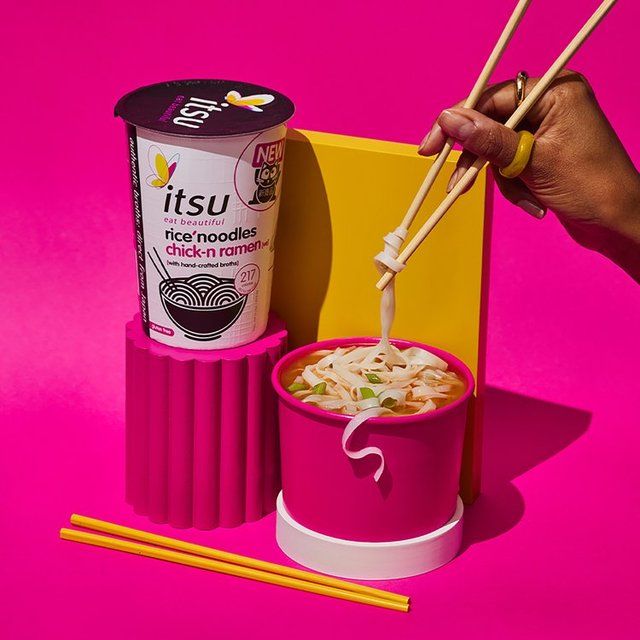 itsu chick-n ramen rice noodles cup 64g