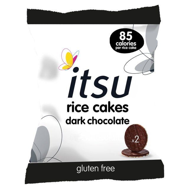 Itsu Dark Chocolate Rice Cakes 34g