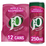 J2O Apple & Raspberry 12 x 250ml