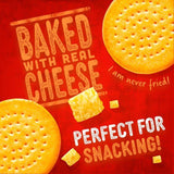 Jacob's Cheddars Red Leicester Flavour Cheese Biscuits 150g