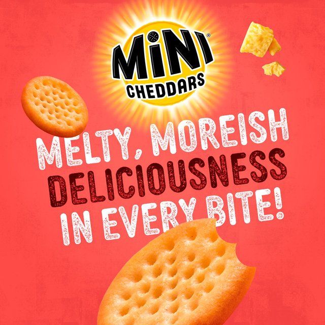 Jacob's Mini Cheddars Smoky BBQ Baked Snacks Multipack 6 per pack