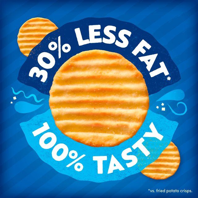 Jacobs Crinklys Salt & Vinegar 30% Less Fat Baked Snacks Multipack 6 per pack