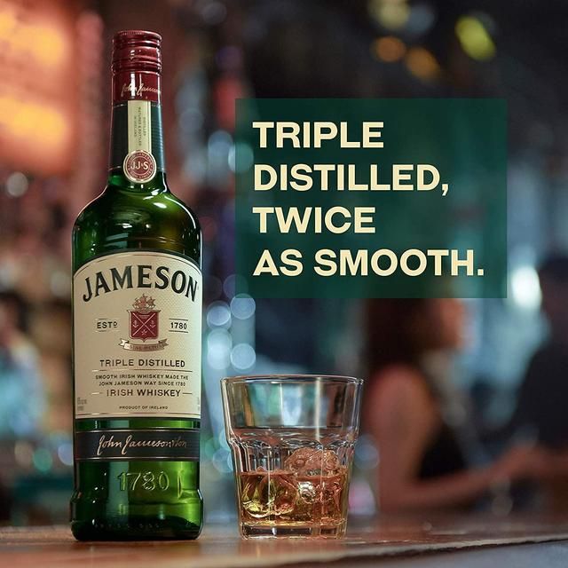 Jameson Triple Distilled Blended Irish Whiskey 1L