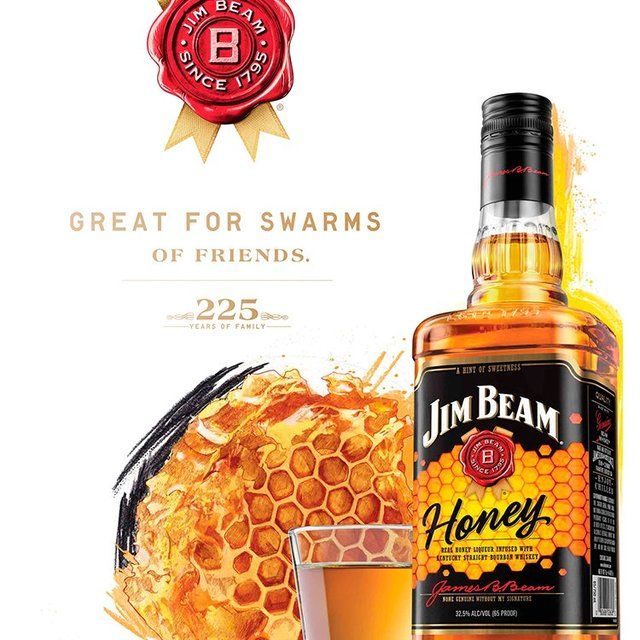 Jim Beam Honey Kentucky Bourbon Whiskey 70cl