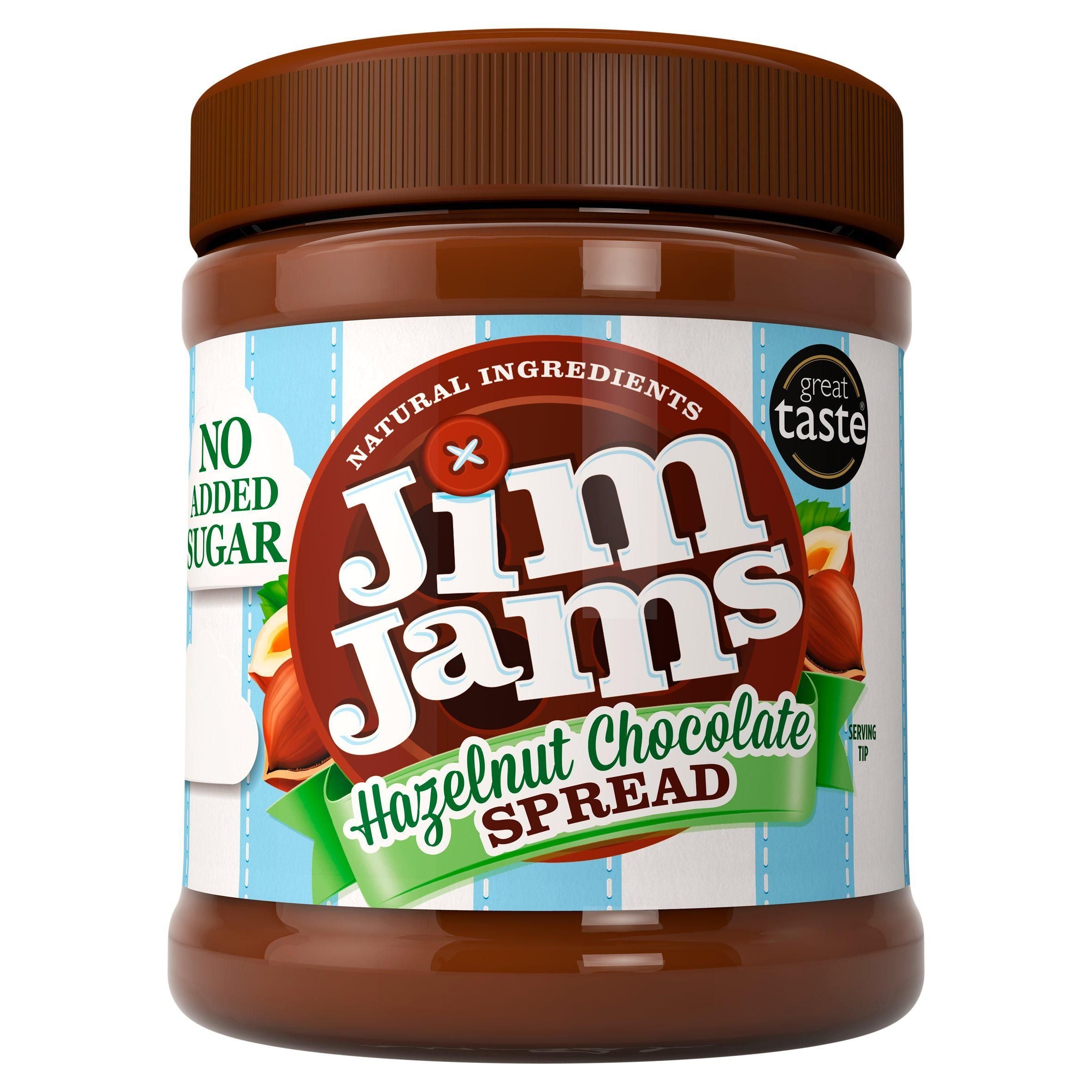 JimJams 83% Less Sugar Hazelnut Chocolate Spread 350g