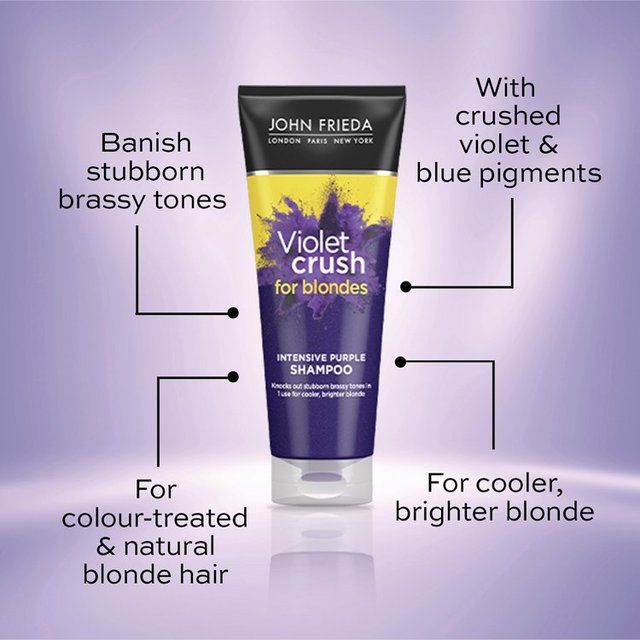 John Frieda Sheer Blonde Correcting Intensive Purple Shampoo 250ml