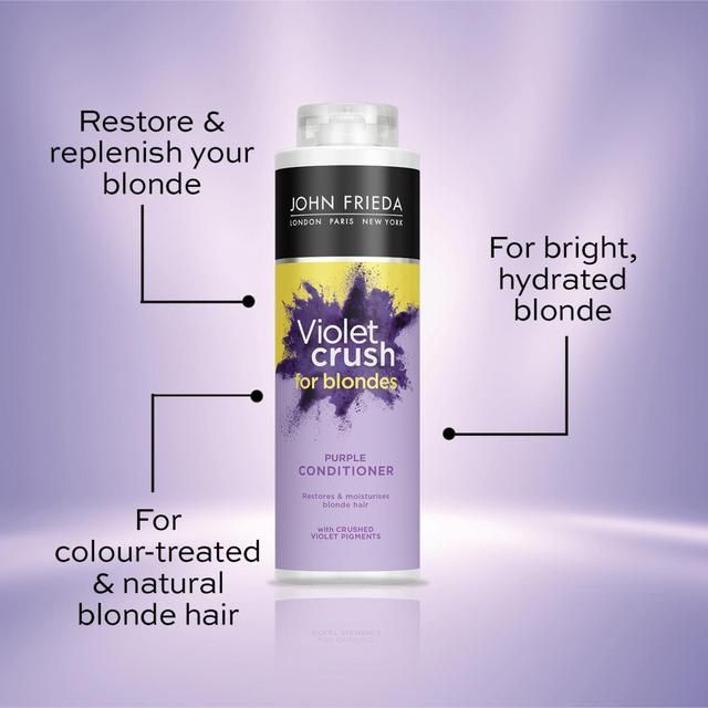 John Frieda Sheer Blonde Correcting Purple Conditioner 500ml