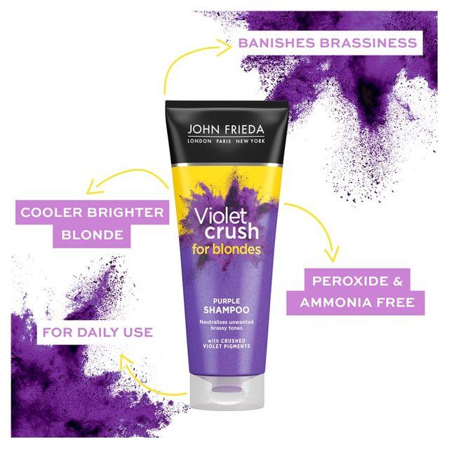 John Frieda Sheer Blonde Correcting Purple Shampoo for Blonde Hair 250ml