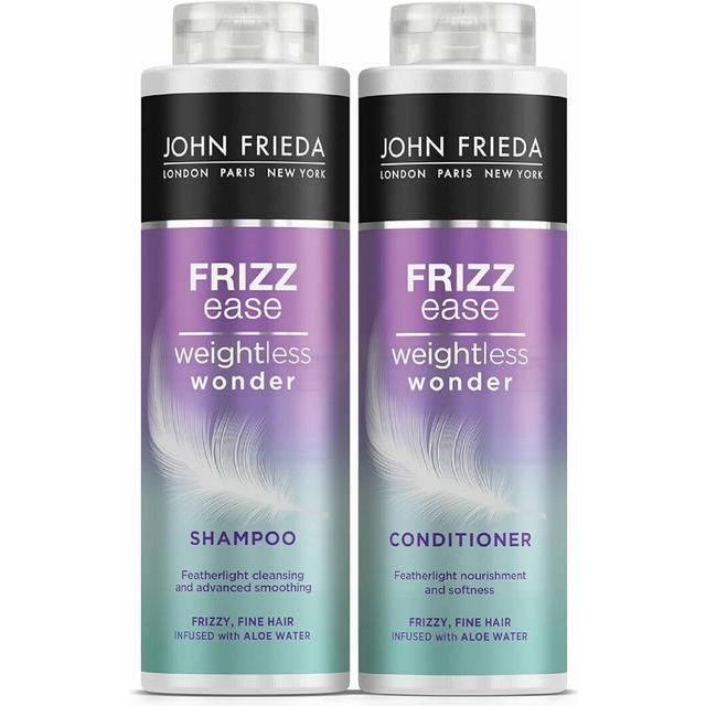 John Frieda Weightless Wonder Smoothing Shampoo & Conditioner Twin Pack 2 x 500ml