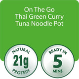 John West On The Go Thai Green Curry Tuna Noodle Pot 120g