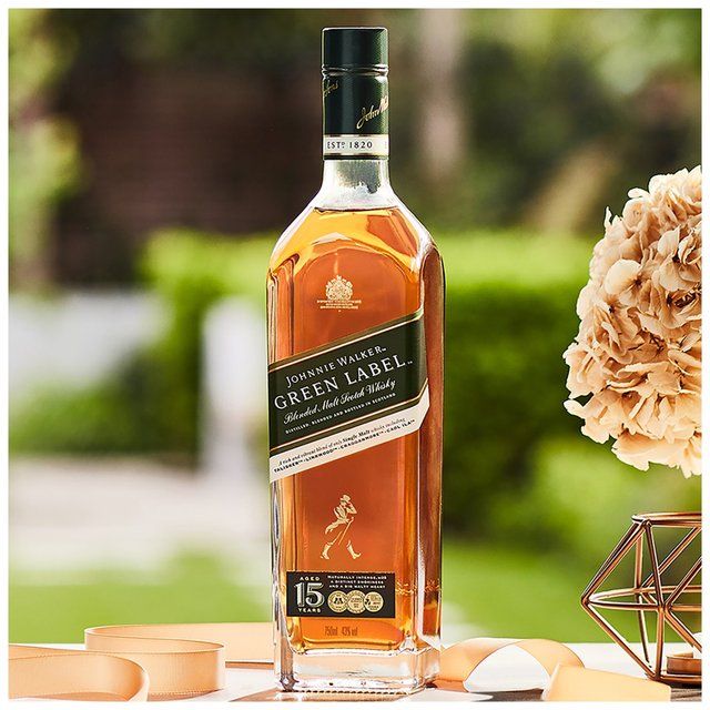 Johnnie Walker Green Label 15 Year Old Blended Scotch Whisky 70cl