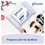 Johnson's Make Up Be Gone Pampering Wipes 25 per pack