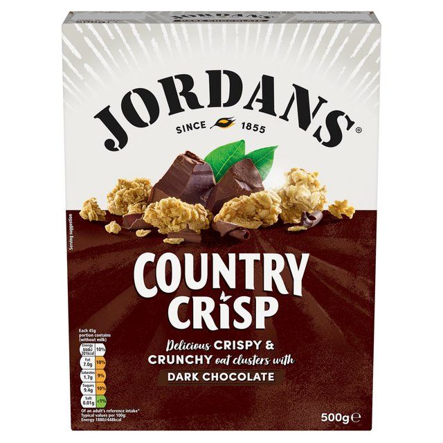Jordans Country Crisp Dark Chocolate Breakfast Cereal 500g