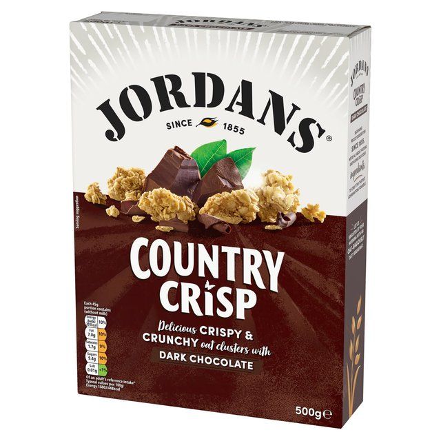 Jordans Country Crisp Dark Chocolate Breakfast Cereal 500g
