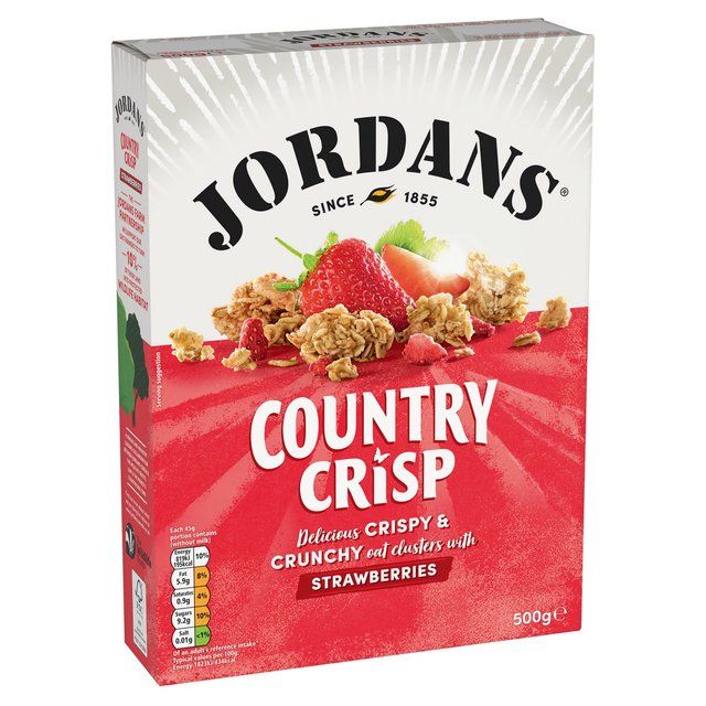 Jordans Country Crisp Sun-Ripe Strawberry Breakfast Cereal 500g