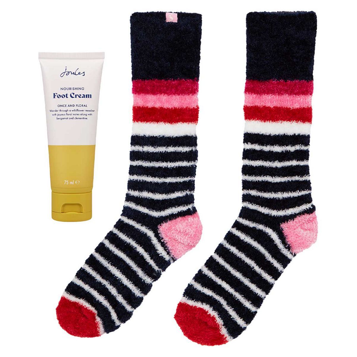 Joules Cosy Night In Fluffy Socks & Foot Cream