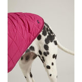 Joules Raspberry Quilted Coat Small