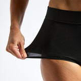 Jude Absorbent Leak Proof Underwear, Black, High Waist, Size Large