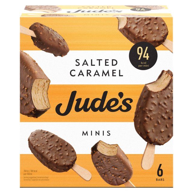 Jude's Mini Salted Caramel 6 x 50ml