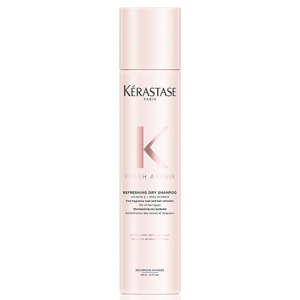 Kérastase Fresh Affair, Oil-absorbing Multi-benefit Fine Fragrance Dry Shampoo, For All Hair Types, With Vitamin E, 150g