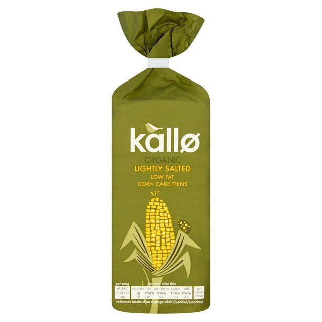 Kallo Organic Corn Cake Thins 130g