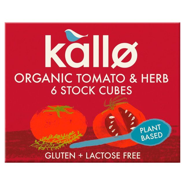 Kallo Organic Tomato & Herb Stock Cubes 6 x 11g