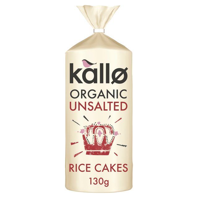 Kallo Organic Unsalted Rice Cakes 130g