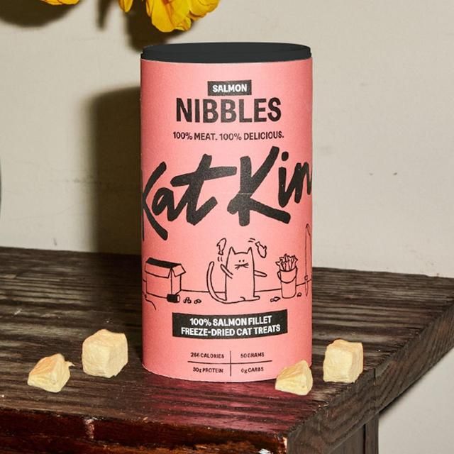 KatKin Salmon Nibbles Cat Treats 50g