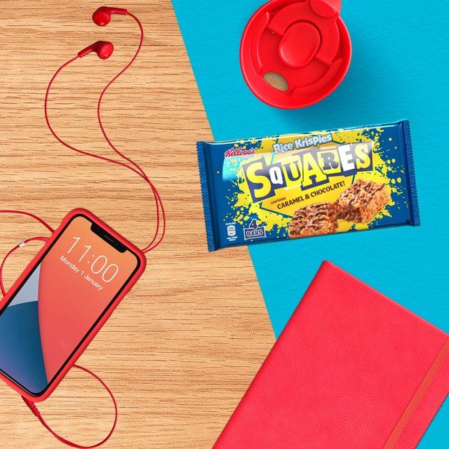 Kellogg's Chocolate Caramel Krispie Squares 4 x 36g
