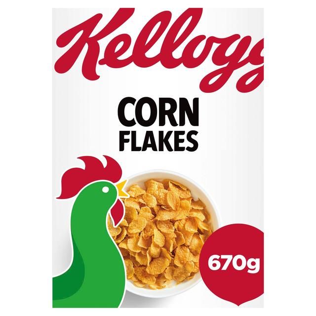 Kellogg's Corn Flakes Breakfast Cereal   670g
