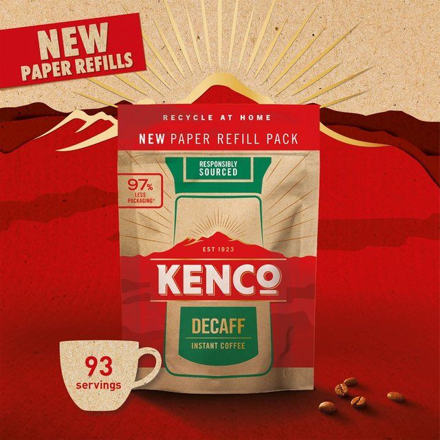 Kenco Decaff Instant Coffee Paper Refill 150 per pack