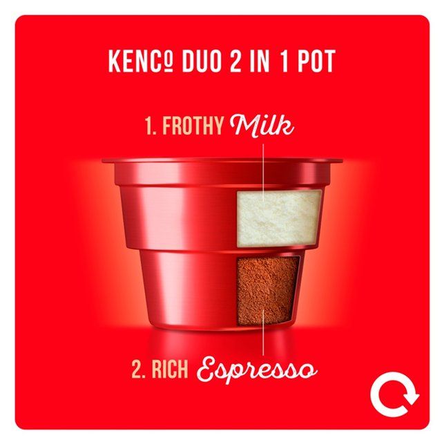 Kenco Duo Latte Instant Coffee 6 per pack