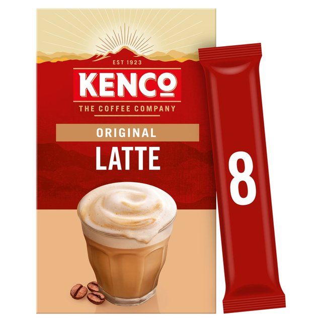 Kenco Latte Instant Coffee Sachets 8 per pack