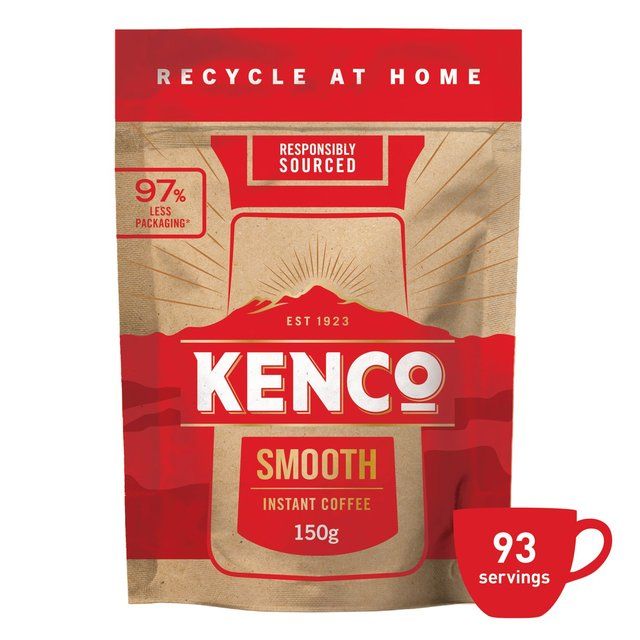 Kenco Smooth Instant Coffee Paper Refill 150 per pack